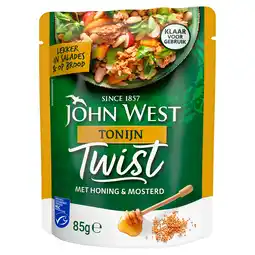 PLUS John West Tonijn Twist Honing & Mosterd aanbieding