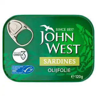 PLUS John West Sardines in olijfolie MSC aanbieding