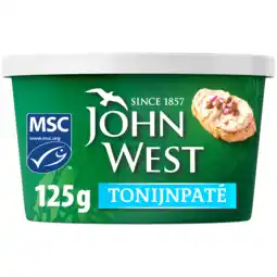 PLUS John West Tonijn Pate MSC aanbieding