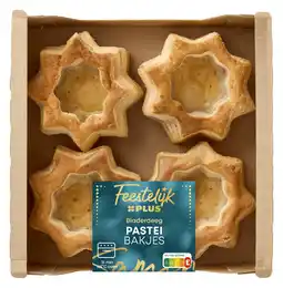 PLUS Feestelijk PLUS Bladerdeeg pasteibakje 4st aanbieding