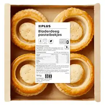 PLUS PLUS Grote pasteibakjes aanbieding