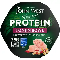 PLUS John West Tonijn protein bonen bowl MSC aanbieding