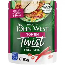 PLUS John West Fish Twist Tuna sweet chili aanbieding