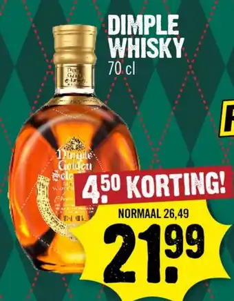 Dirk Dimple Whisky aanbieding