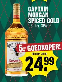 Dirk Captain morgan spiced gold aanbieding