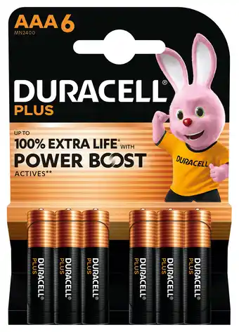 PLUS Duracell PLUS AAA aanbieding