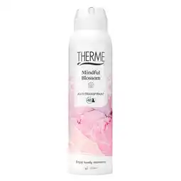 PLUS Therme Mindful blossom anti-transpirant spray aanbieding