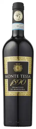 PLUS Monte Tessa Primitivo di Manduria DOC aanbieding