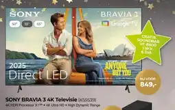EP Beerepoot SONY BRAVIA 3 aanbieding