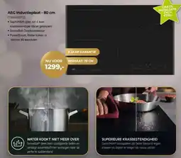 EP Beerepoot AEG Inductieplaat - 80 cm (TI184B10FZ) aanbieding