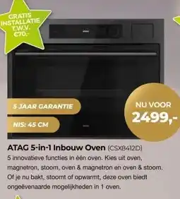 EP Beerepoot ATAG 5-in-1 Inbouw Oven aanbieding
