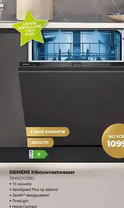 EP Beerepoot SIEMENS Inbouwvaatwasser aanbieding
