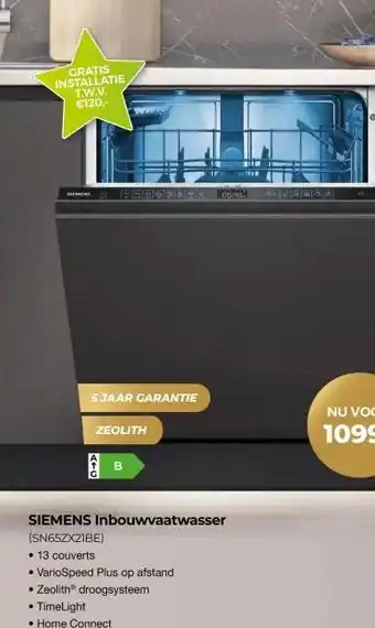 EP Beerepoot SIEMENS Inbouwvaatwasser aanbieding