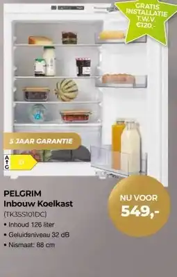 EP Beerepoot PELGRIM Inbouw Koelkast (TK3SS101DC)• aanbieding