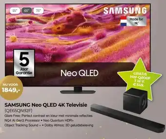 EP Beerepoot SAMSUNG Neo QLED 4K Televisie (QE65QN92F) aanbieding
