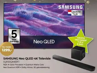 EP Beerepoot SAMSUNG Neo QLED 4K Televisie (QE65QN83F) aanbieding