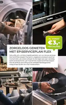 EP Beerepoot ZORGELOOS GENIETEN MET EP:SERVICEPLAN FLEX aanbieding