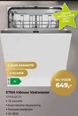 EP Beerepoot ETNA Inbouw Vaatwasser aanbieding