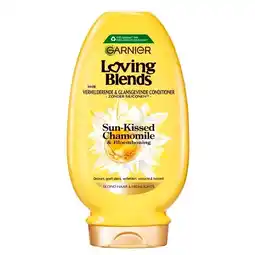 Trekpleister Garnier Loving Blends Sun-Kissed Chamomile & Bloemenhoning Verhelderende & Glansgevende Conditioner aanbieding