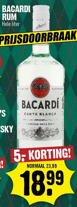 Dirk Bacardi Rum aanbieding