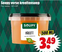 Dirk Soupy verse kreeftensoep aanbieding