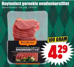 Dirk Buytenlust gerookte eendenborstfilet aanbieding