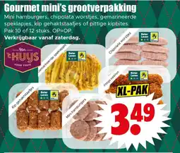 Dirk Gourmet mini's grootverpakking aanbieding