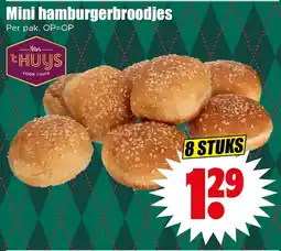 Dirk Mini hamburgerbroodjes aanbieding