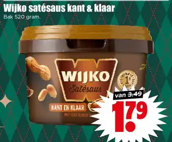 Dirk Wijko satésaus kant & klaar aanbieding
