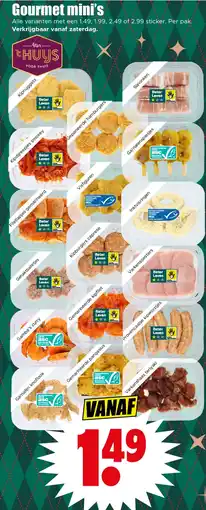 Dirk Gourmet mini's aanbieding