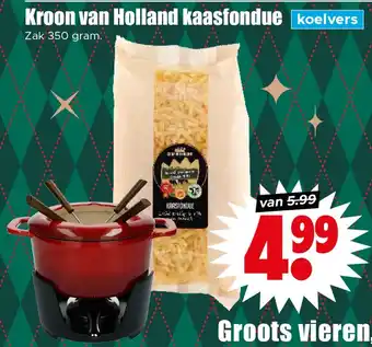 Dirk Kroon van Holland kaasfondue aanbieding