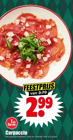 Dirk Carpaccio aanbieding