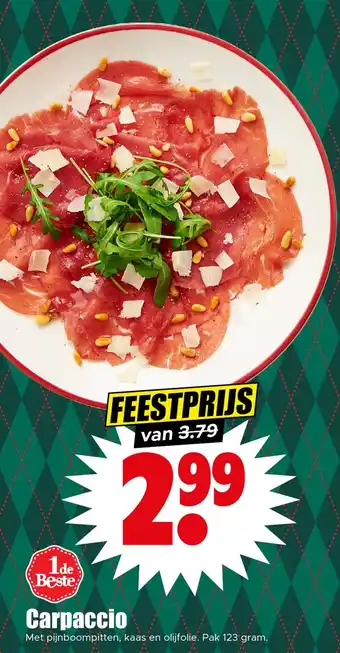 Dirk Carpaccio aanbieding