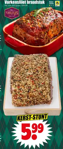 Dirk Varkensfilet Braadstuk aanbieding
