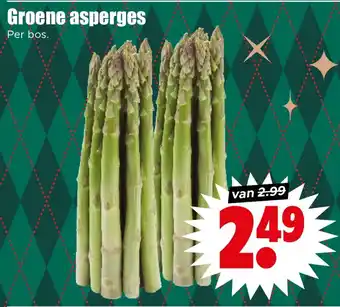Dirk Groene Asperges aanbieding