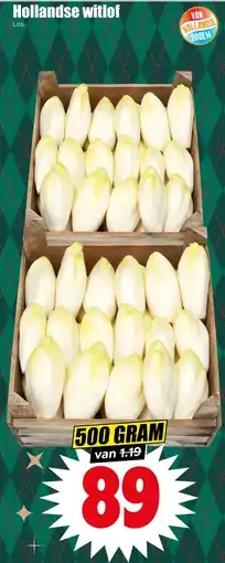 Dirk Hollandse Witlof aanbieding