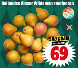 Dirk Hollandse Gieser Wildeman stoofperen aanbieding