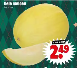Dirk Gele meloen aanbieding