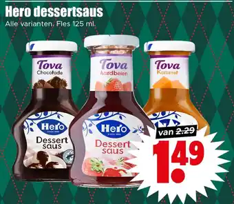 Dirk Hero dessertsaus aanbieding