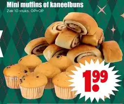Dirk Mini muffins of kaneelbuns aanbieding