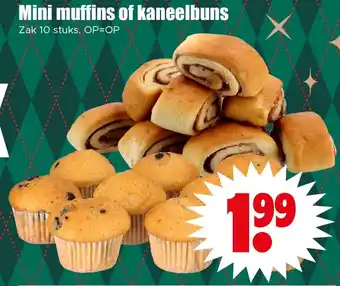 Dirk Mini muffins of kaneelbuns aanbieding
