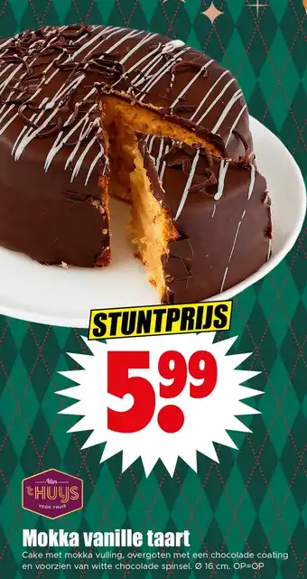 Dirk Mokka vanille taart aanbieding