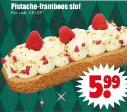Dirk Pistache-framboos slof aanbieding