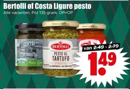 Dirk Bertolli of Costa Ligure pesto aanbieding