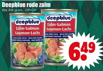 Dirk Deepblue rode zalm aanbieding