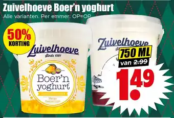 Dirk Zuivelhoeve Boer'n yoghurt aanbieding