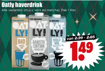 Dirk Oatly haverdrink aanbieding