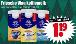 Dirk Friesche Vlag koffiemelk aanbieding