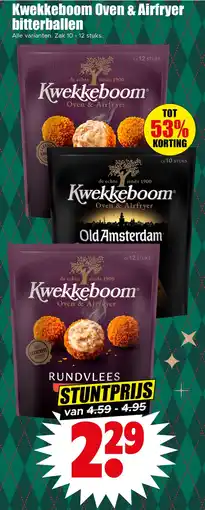Dirk Kwekkeboom Oven & Airfryer bitterballen aanbieding