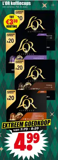 Dirk L'OR koffiecups aanbieding
